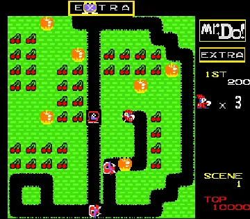 Mr. Do! (USA) screen shot game playing